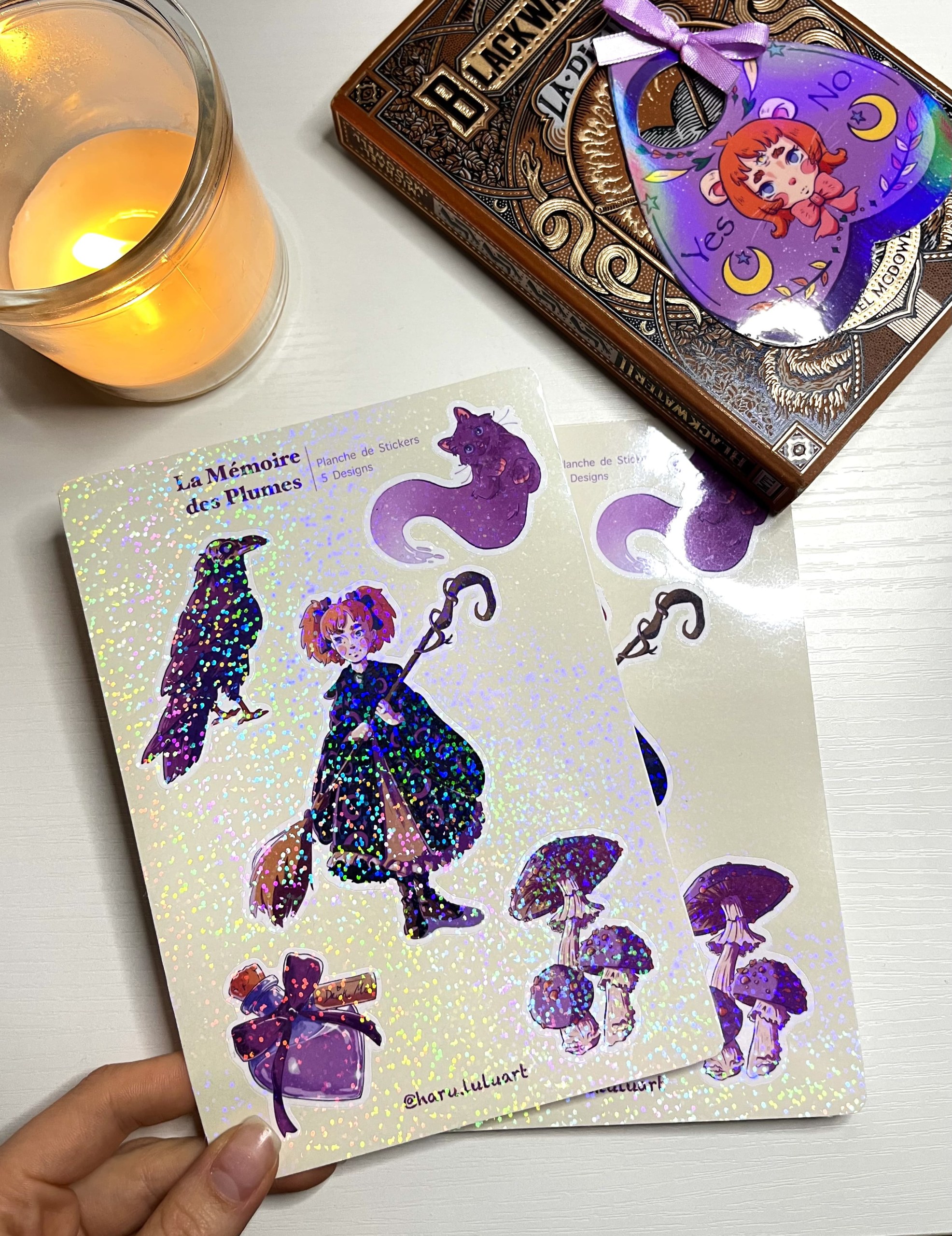 La Mémoire des Plumes - Planches - Illustration originale fait main par Haru.luluart - Création artistique Haru.luluart