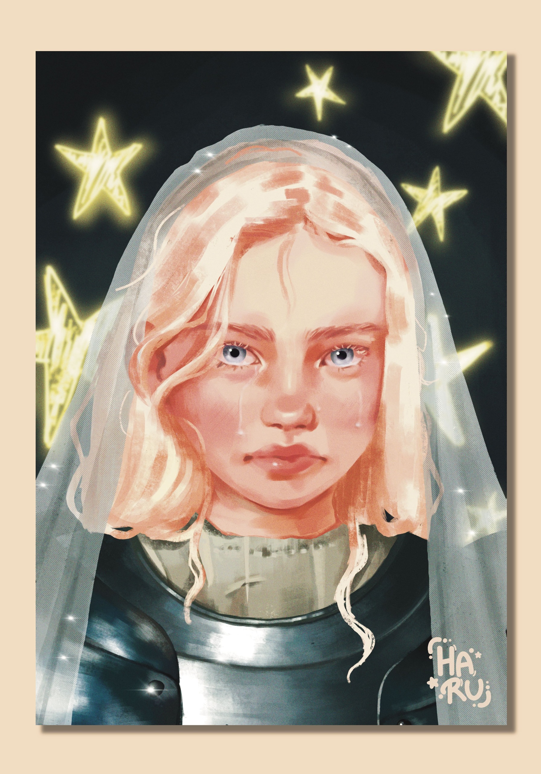 Petit Ange - Illustrations - Illustration originale fait main par Haru.luluart - Création artistique Haru.luluart