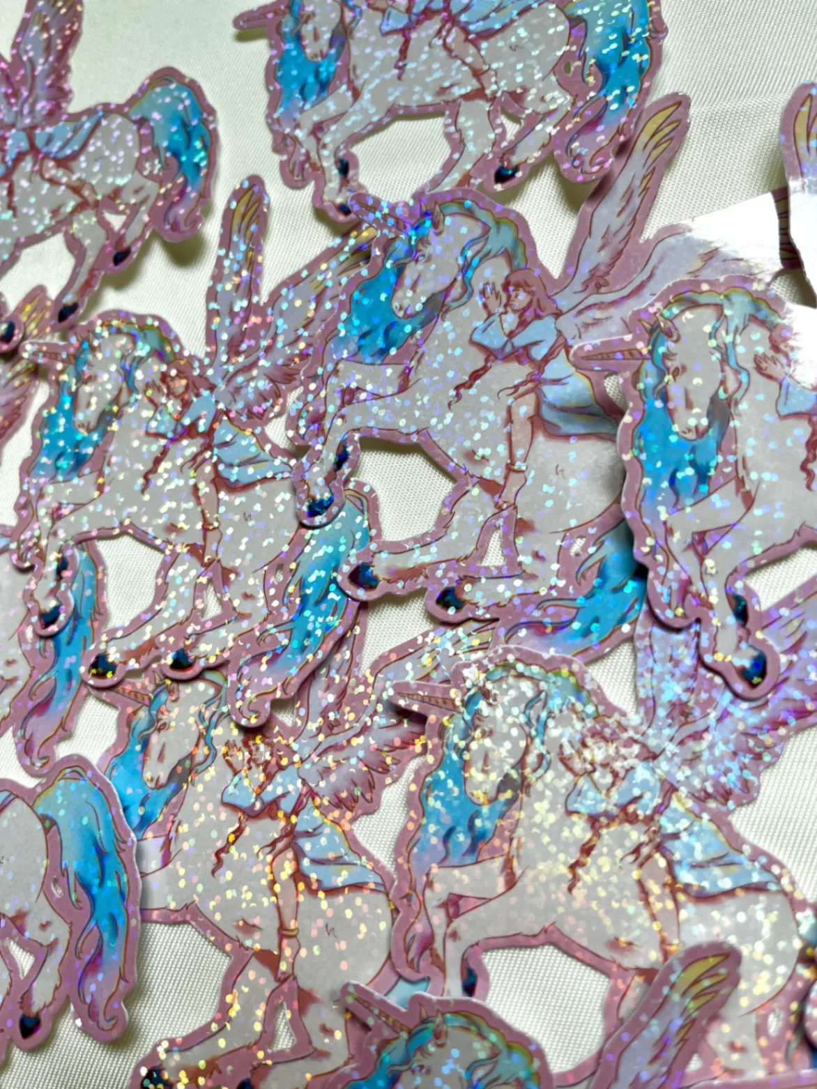 La Licorne Magique - Stickers - Illustration originale fait main par Haru.luluart - Création artistique Haru.luluart